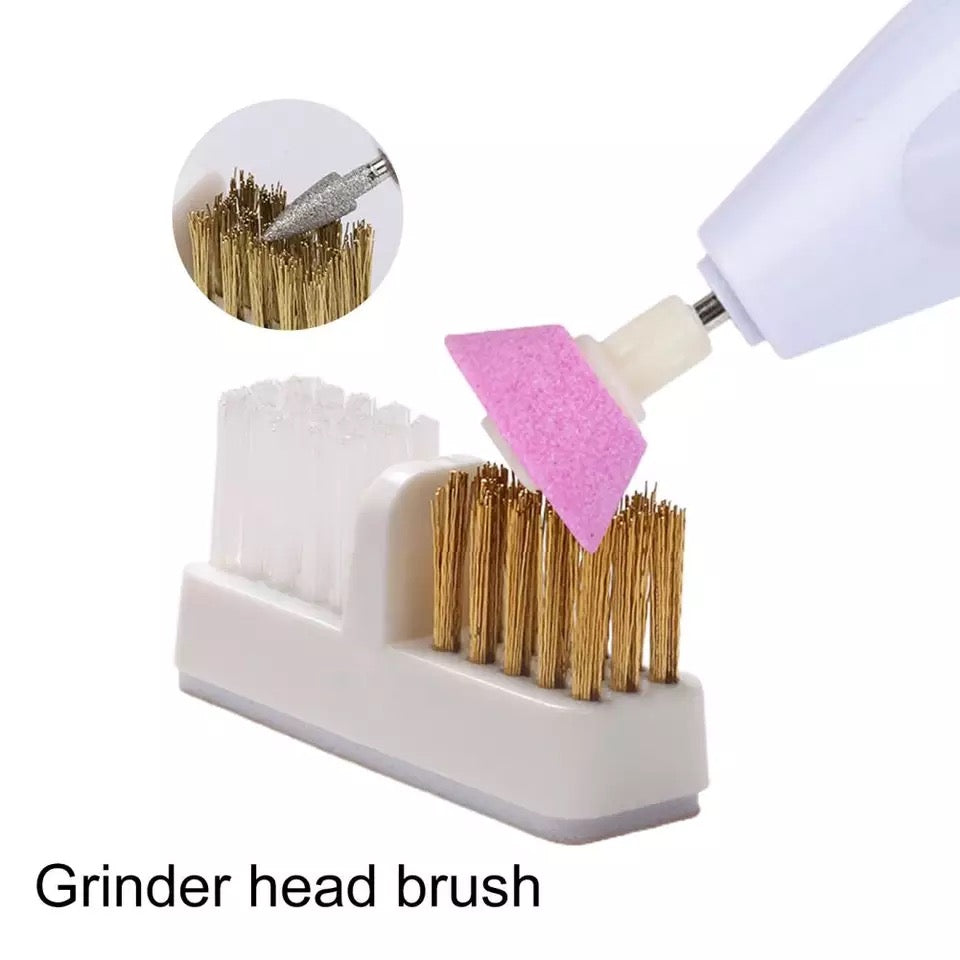 Nail Drill Bit Cleaning Brush 1Pcs