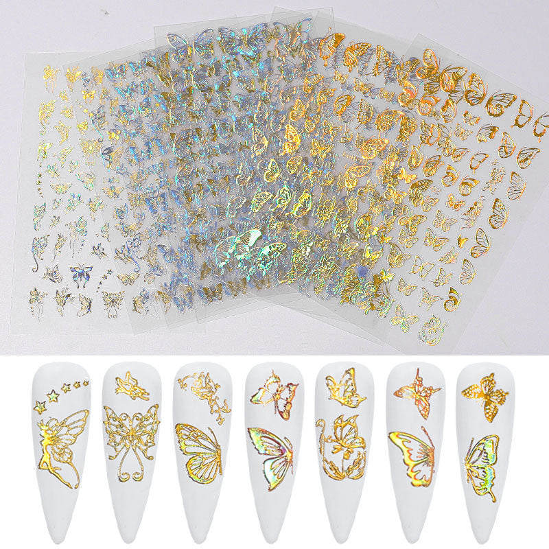 1Pcs 3D Butterfly Nail Decal And Sticker DIY Nail Art Stickers