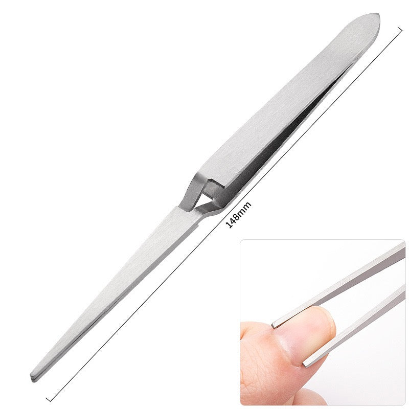 1Pcs Multifunction Stainless Steel Tweezers