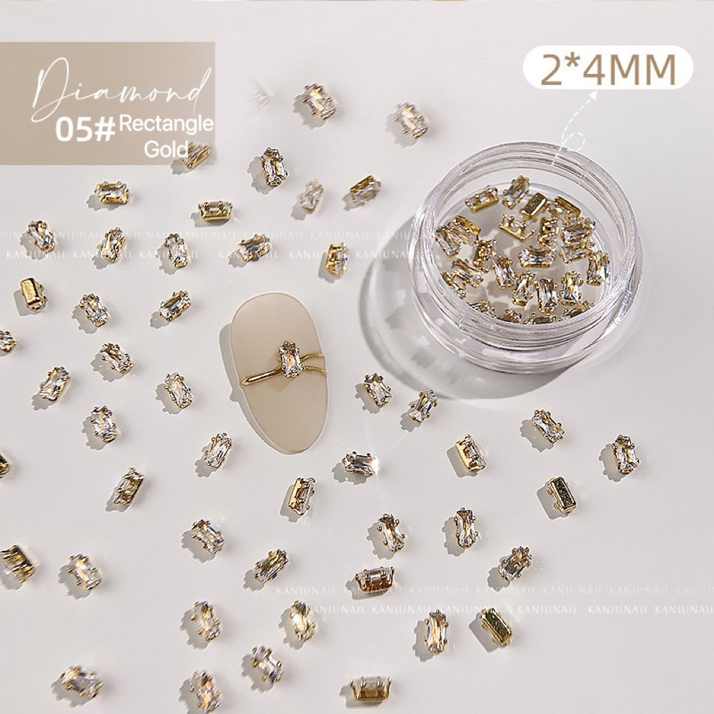 10pcs Nail Art Rhinestone Alloy Zircon charms