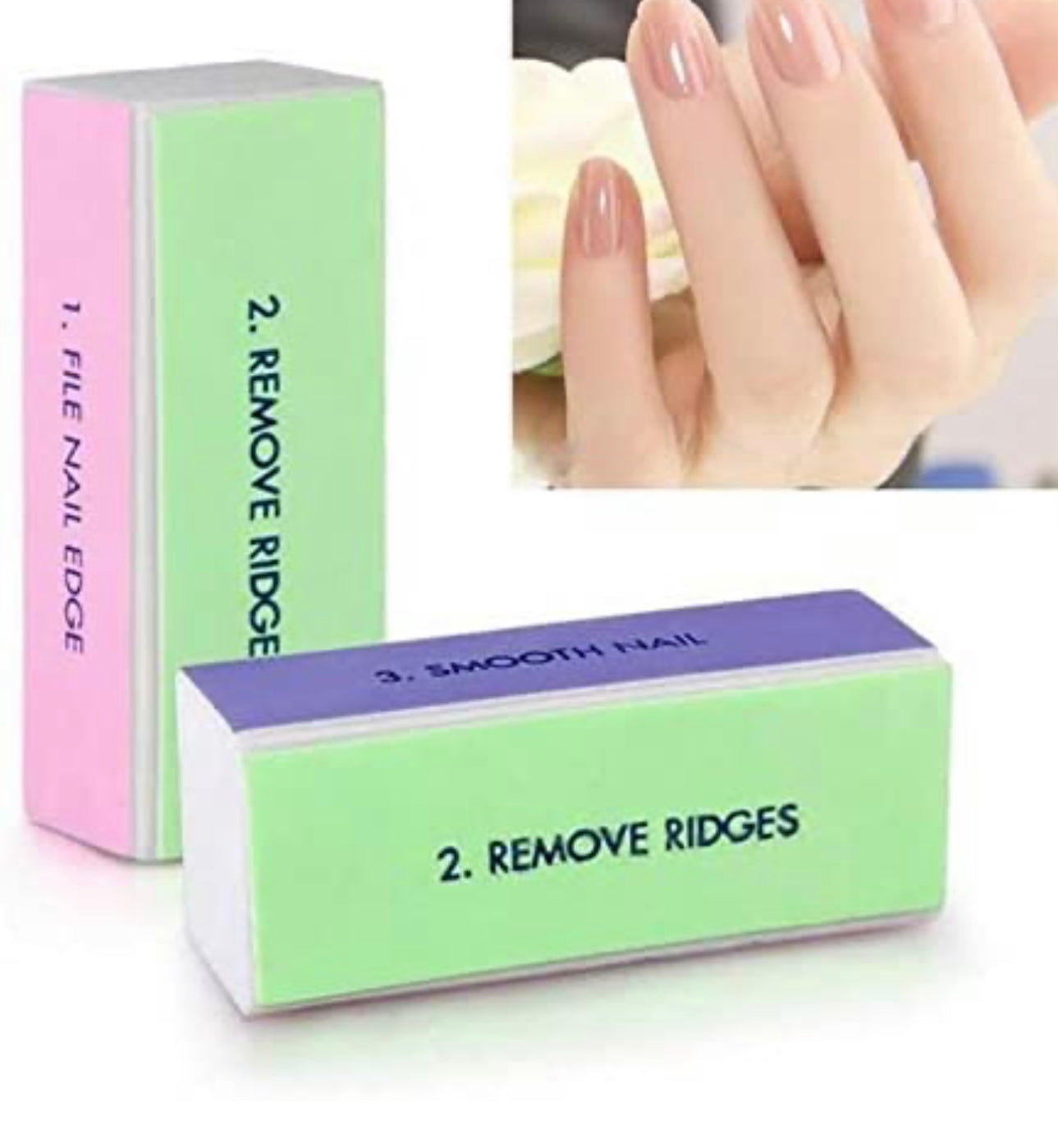 1Pcs Nail Art Buffer Block Nail File