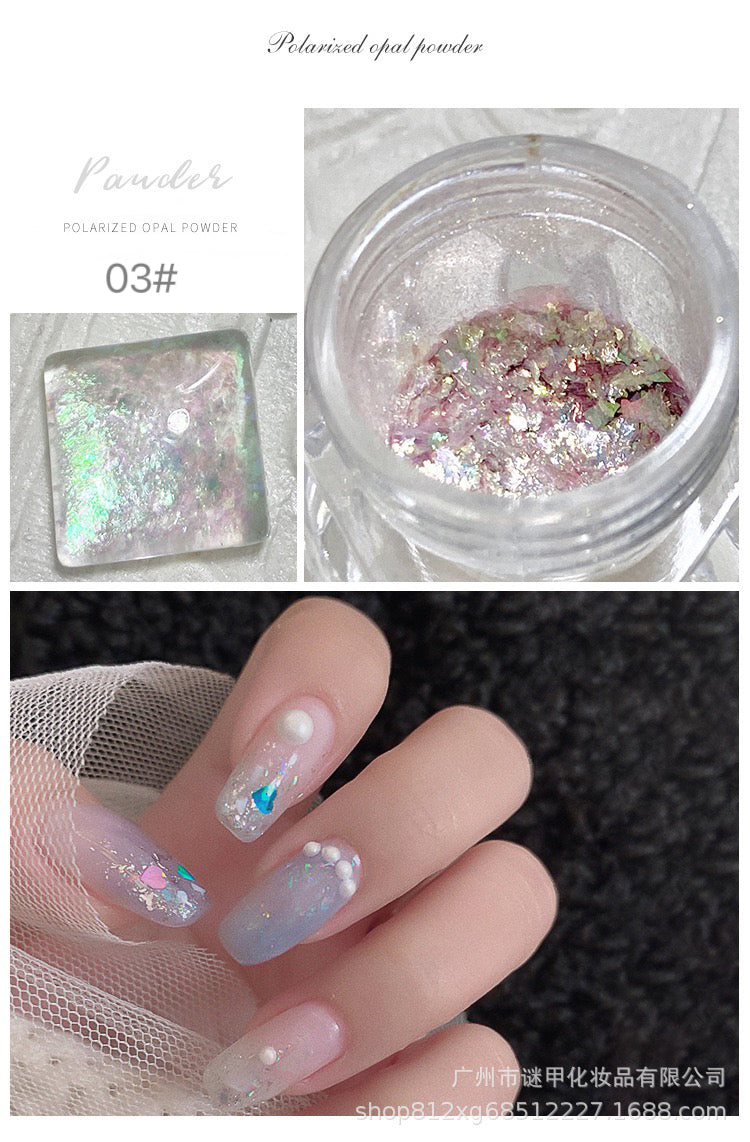 1Bottle Shiny Opal Crystal Powder